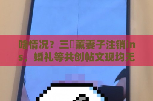 啥情况？三笘薰妻子注销ins，婚礼等共创帖文现均无法查看