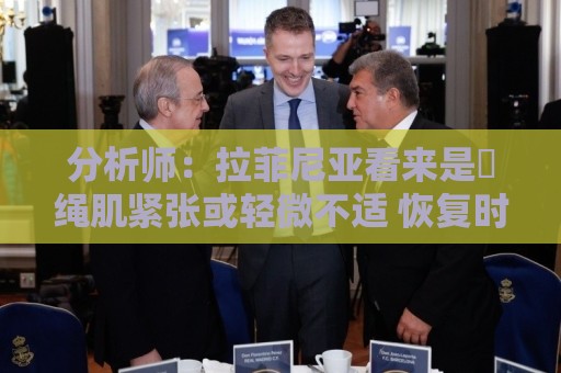 分析师:拉菲尼亚看来是腘绳肌紧张或轻微不适 恢复时间或少于1周 分析师:拉菲尼亚看来是腘绳肌紧张或轻微不适 恢复时间或少于1周