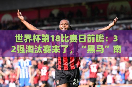 世界杯第18比赛日前瞻：32强淘汰赛来了，“黑马”南非又战东道主