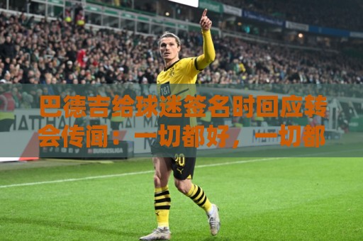 巴德吉给球迷签名时回应转会传闻:一切都好,一切都好 巴德吉给球迷签名时回应转会传闻:一切都好,一切都好
