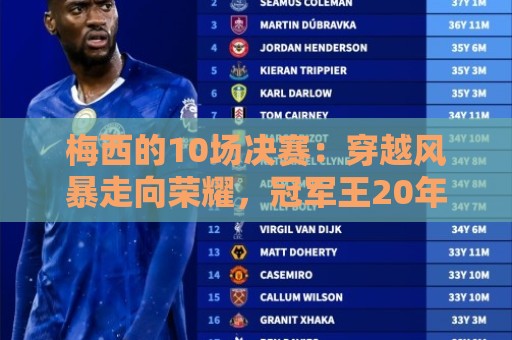 梅西的10场决赛:穿越风暴走向荣耀,冠军王20年的征服之路 梅西的10场决赛:穿越风暴走向荣耀,冠军王20年的征服之路