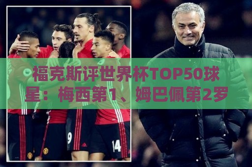 福克斯评世界杯TOP50球星：梅西第1、姆巴佩第2罗德里第7，无C罗