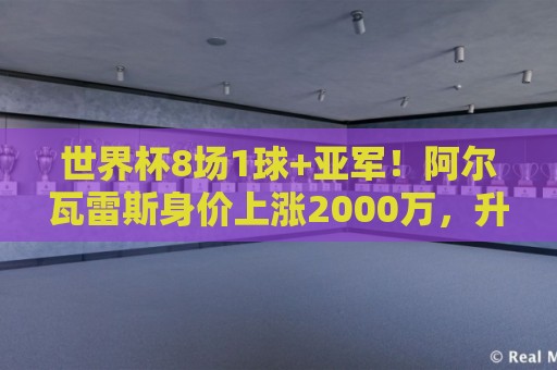 世界杯8场1球+亚军!阿尔瓦雷斯身价上涨2000万,升至1.2亿 世界杯8场1球+亚军!阿尔瓦雷斯身价上涨2000万,升至1.2亿
