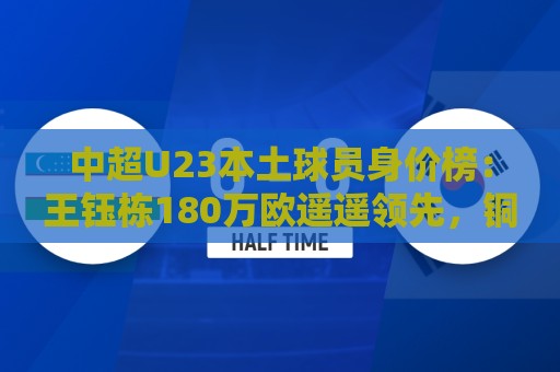 中超U23本土球员身价榜:王钰栋180万欧遥遥领先,铜梁龙三人 中超U23本土球员身价榜:王钰栋180万欧遥遥领先,铜梁龙三人
